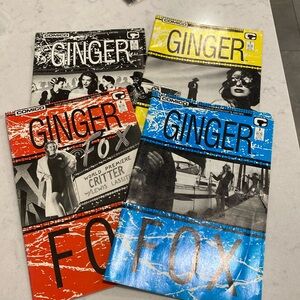 Ginger Fox #1-4 1988 Collector’s series comic books from Comico